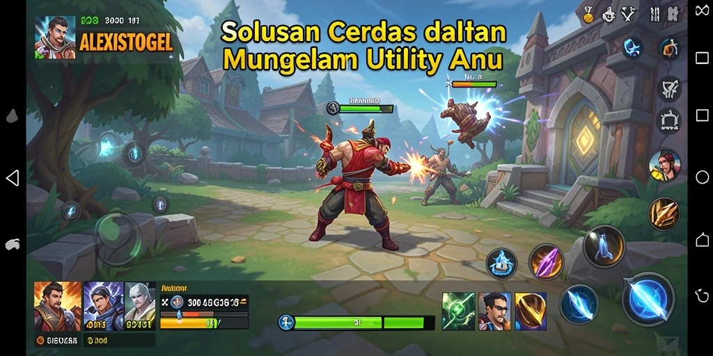 Tampilan antarmuka pengguna ALEXISTOGEL yang sederhana dan intuitif.