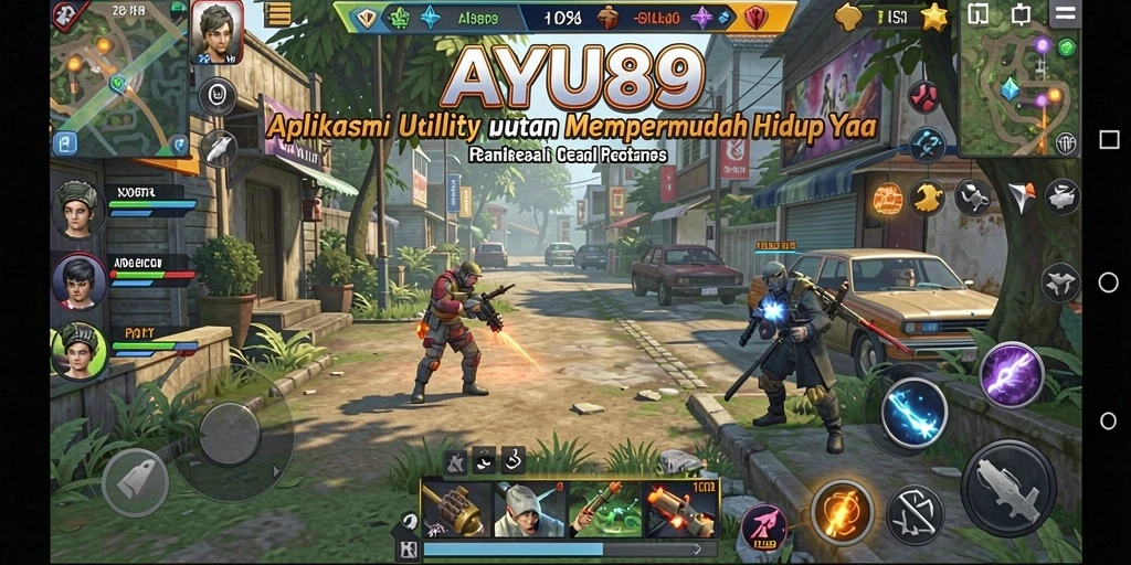 Tampilan antarmuka utama AYU89 yang intuitif.
