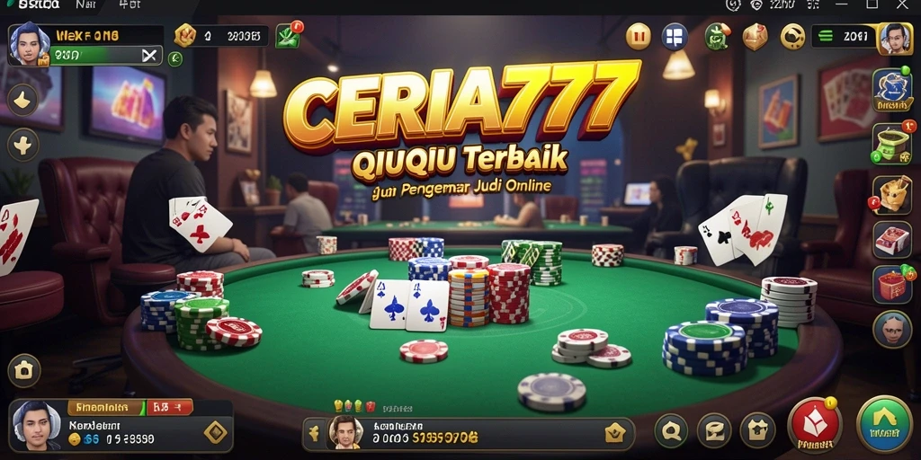 Tampilan gameplay QiuQiu yang seru dan menantang.