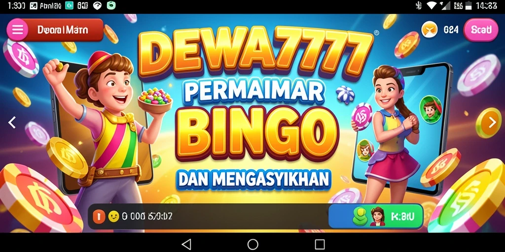 Gambaran gameplay Bingo seru di DEWA777 dengan antarmuka menarik.