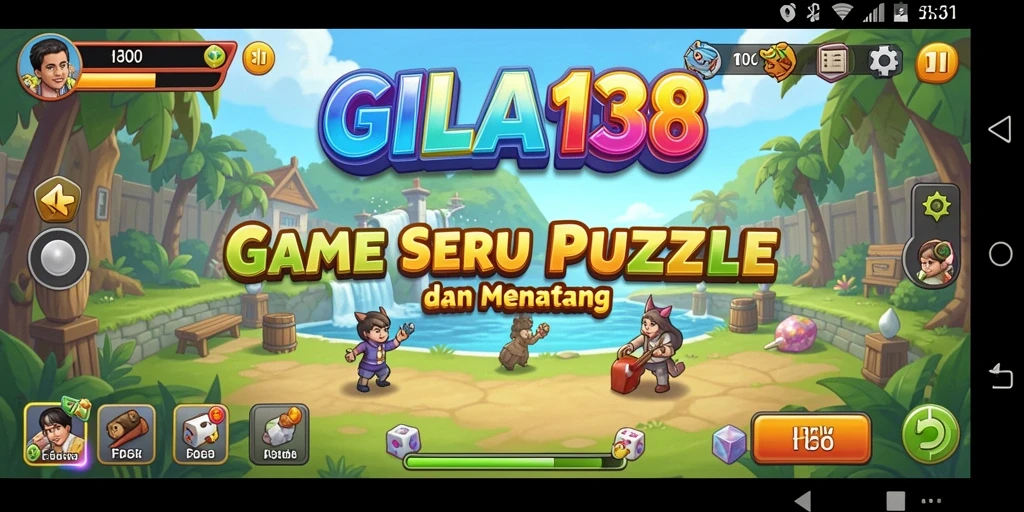 Tampilan gameplay GILA138 dengan teka-teki yang menarik.
