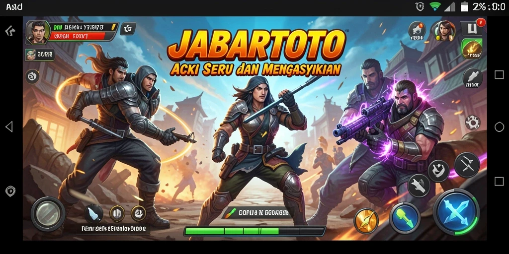 Gameplay seru di JABARTOTO yang penuh aksi.