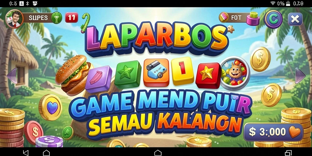 Tampilan menarik gameplay Bingo di LAPARBOS.