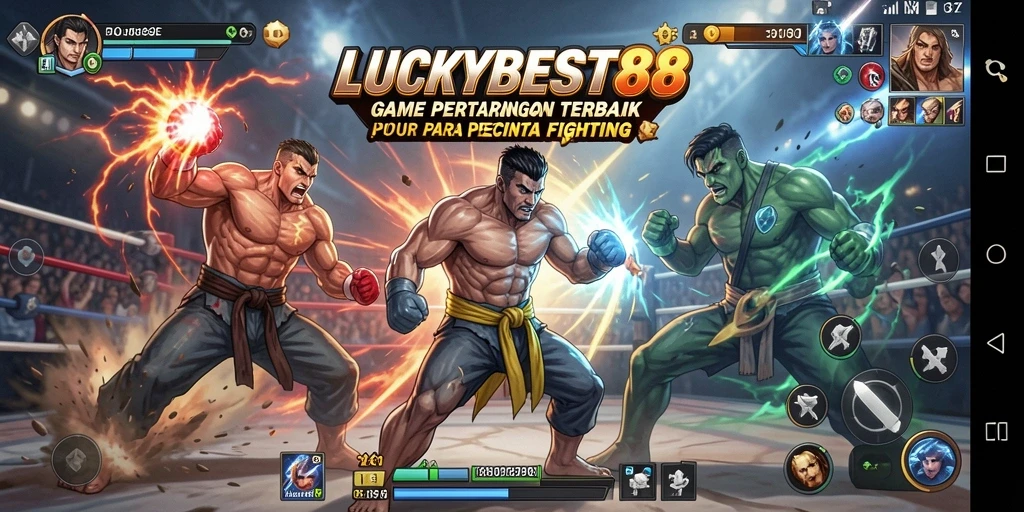 Tampilan seru dan mendebarkan dari gameplay LUCKYBEST88