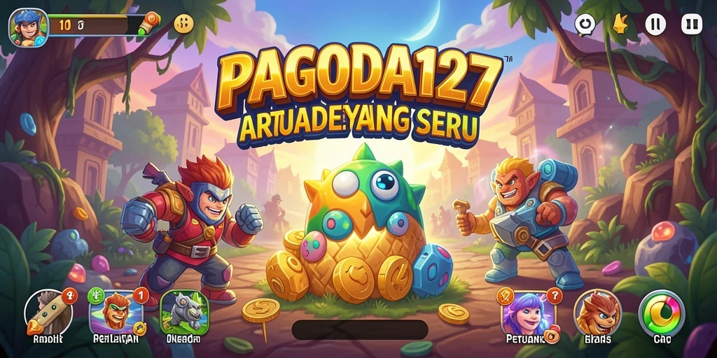 Tampilan gameplay seru dan menantang dari PAGODA127 di layar.
