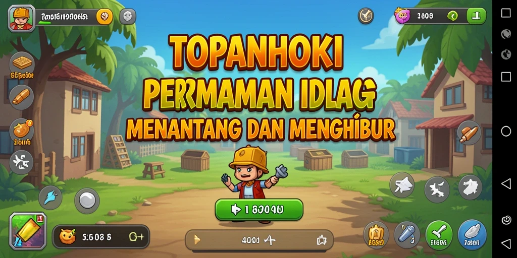 Tampilan gameplay TOPANHOKI yang menarik dan interaktif.