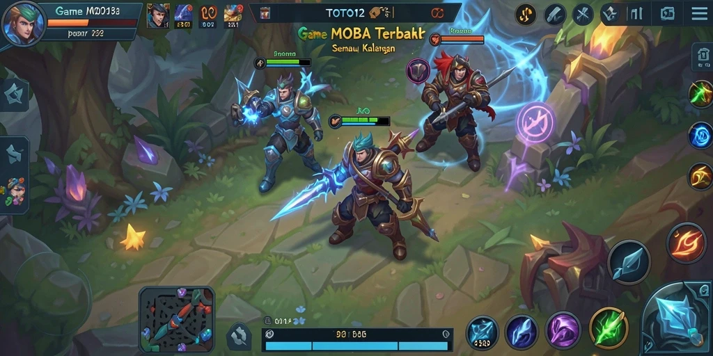 Screenshot TOTO12 menampilkan aksi pertempuran seru antara karakter.