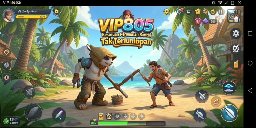 Screenshot VIP805 menampilkan gameplay seru yang menarik.
