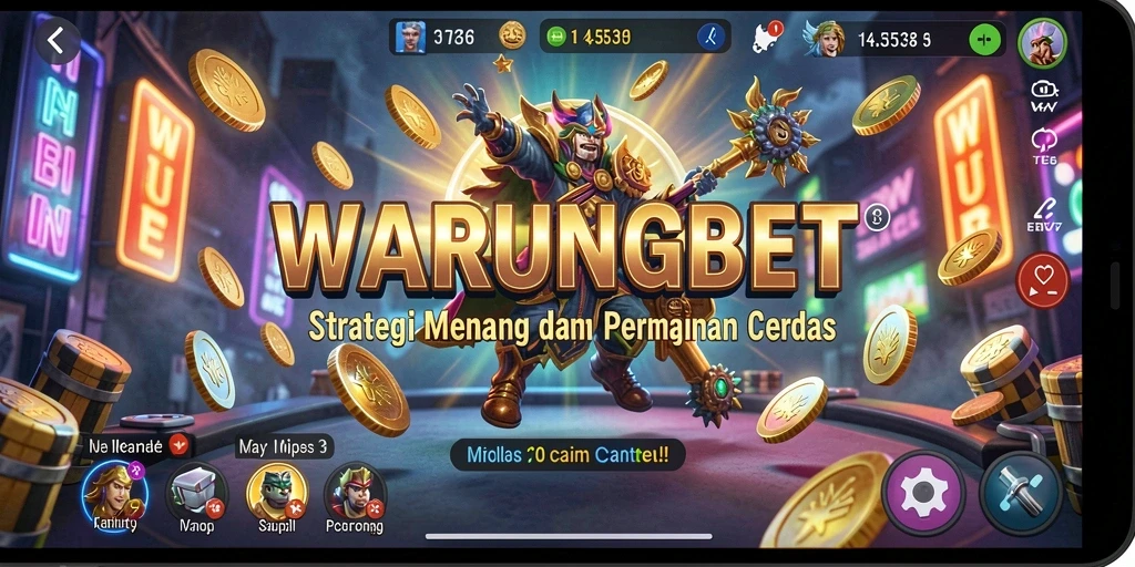 Tampilan gameplay WARUNGBET dengan rencana taktis yang menarik.